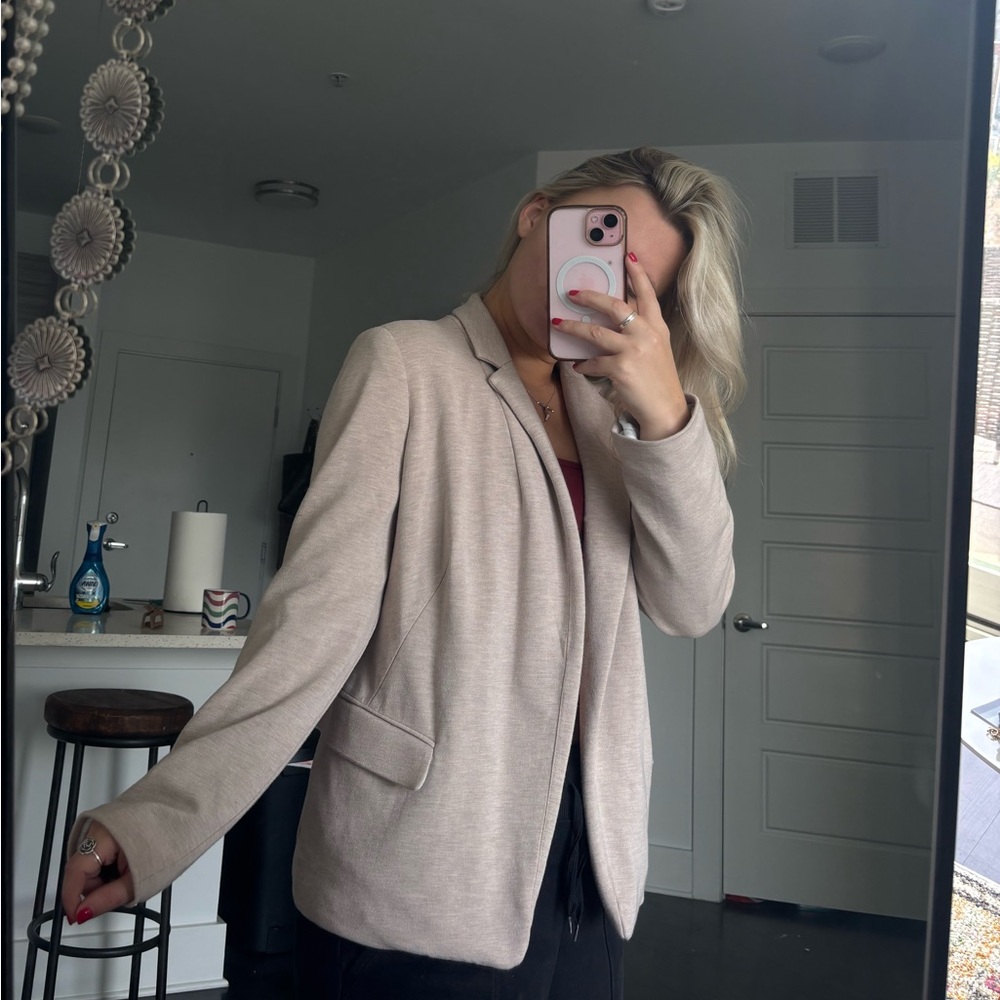 Chicos Tan Blazer Size 8/10